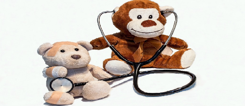 stethoscope on a stuff toy