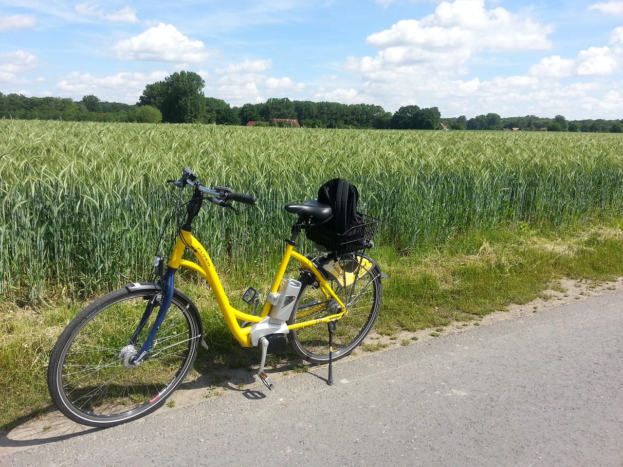 bike on the road