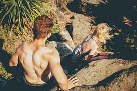 couple hiking