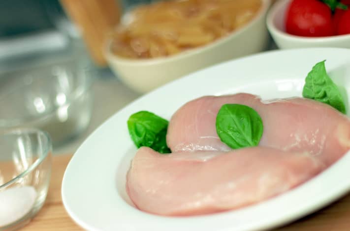 raw chicken